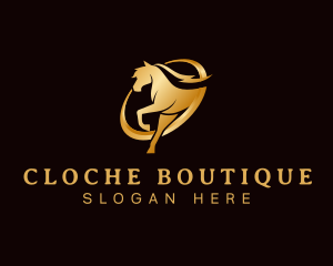 Running Horse Equine logo design