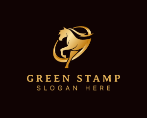 Running Horse Equine logo design