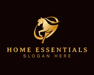 Running Horse Equine logo design