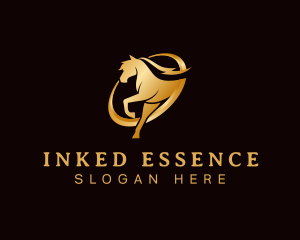 Running Horse Equine logo design