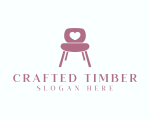 Chair Heart Furniture logo design