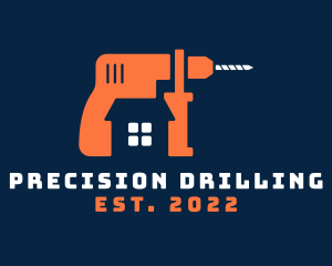 Home Repair Drill logo design