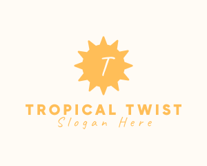 Tropical Sun Solar Sunlight  logo design