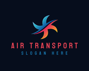 Ventilation Airflow Propeller logo design