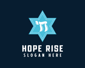Jewish Chai Religion logo