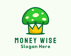 Green Mushroom Crown logo