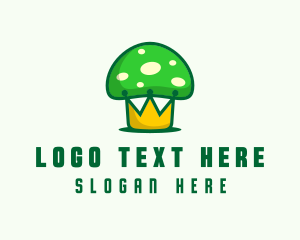 Green Mushroom Crown logo