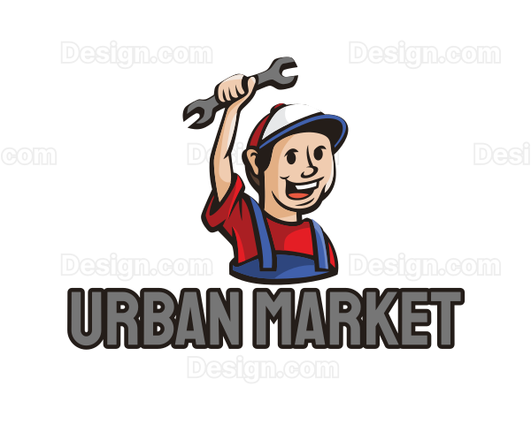 Handyman Mechanic Repairman Logo