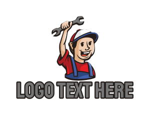 Handyman Mechanic Repairman logo