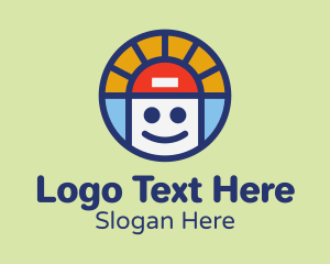 Multicolor Smiling Boy logo