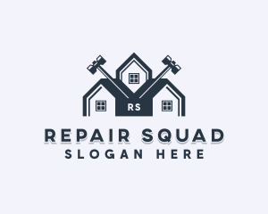 Maintenance Repair Construction logo design