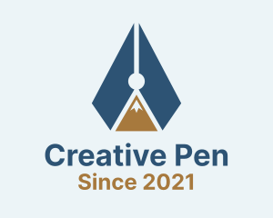 Mountain Pen Peak logo design