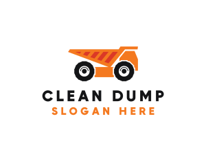 Construction Rubbish Dump Truck logo