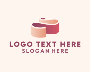 Isometric Fashion Ribbon logo