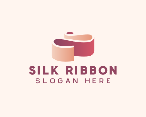 Isometric Fashion Ribbon logo design