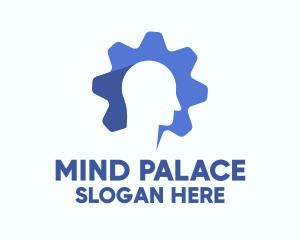 Blue Mind Gear logo design