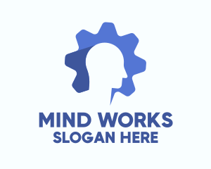 Blue Mind Gear logo design