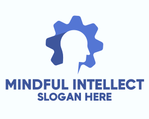 Blue Mind Gear logo design