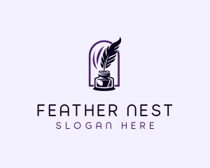 Feather Ink Writing logo design