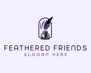 Feather Ink Writing logo design