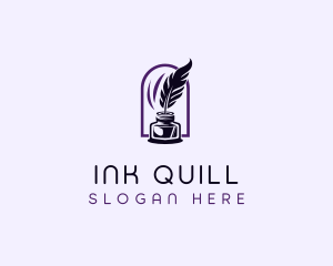 Feather Ink Writing logo design