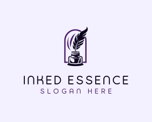 Feather Ink Writing logo design