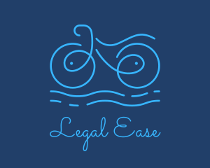 Blue Aqua Water Bike logo