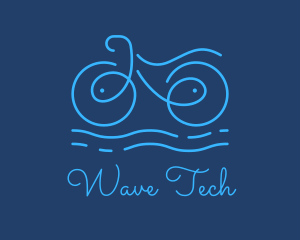 Blue Aqua Water Bike logo