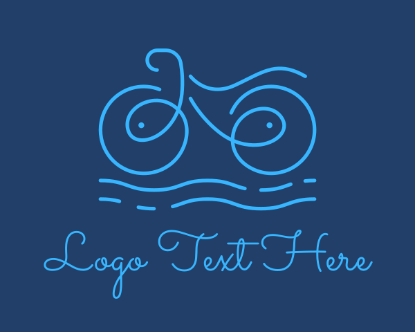 Bicycle Tournament logo example 2