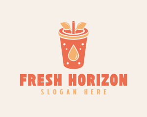 Beverage Refreshment Cup logo