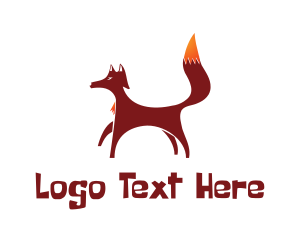 Red Brown Fox Logo