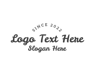 Retro Feminine Wordmark logo