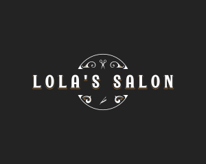 Barbershop Stylist Salon logo design