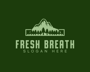 Green Pine Mountain logo design