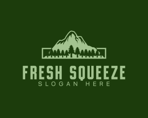 Green Pine Mountain logo design