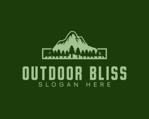 Green Pine Mountain logo design