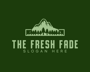 Green Pine Mountain logo design