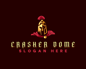 Spartan Helmet Warrior logo