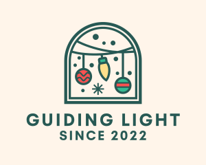 Christmas Lights Decor  logo design