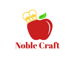 Royal Crown Apple logo design