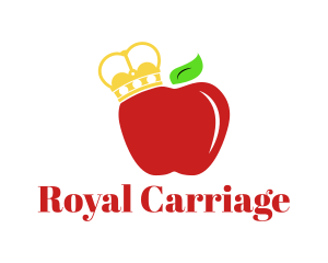 Royal Crown Apple logo design