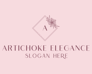 Elegant Floral Boutique logo design