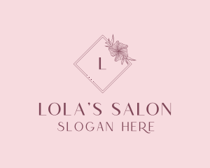 Elegant Floral Boutique logo design