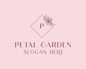 Elegant Floral Boutique logo design