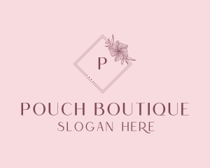 Elegant Floral Boutique logo design