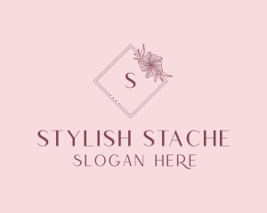 Elegant Floral Boutique logo design