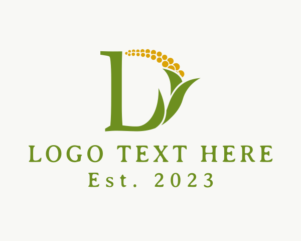 Corn logo example 4