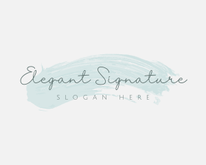 Beauty Cursive Signature  logo design