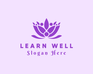 Flower Wellness Floral logo design