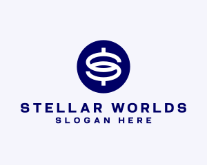 Dollar Crypto Letter S logo design